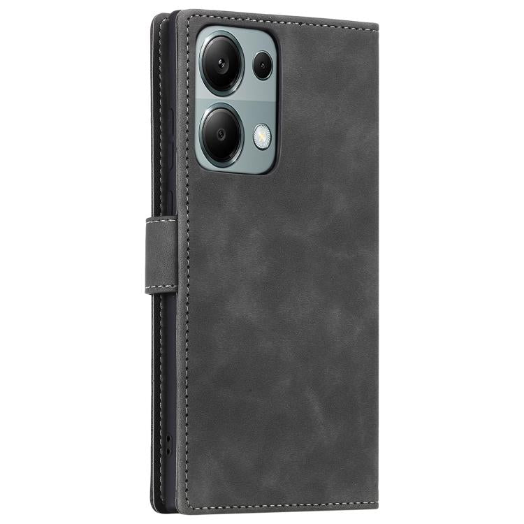 For OPPO Reno13 Pro Nail Skin Feel Stitching Calf Texture Leather Phone Case