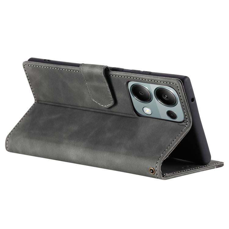 For OPPO Reno13 Pro Nail Skin Feel Stitching Calf Texture Leather Phone Case