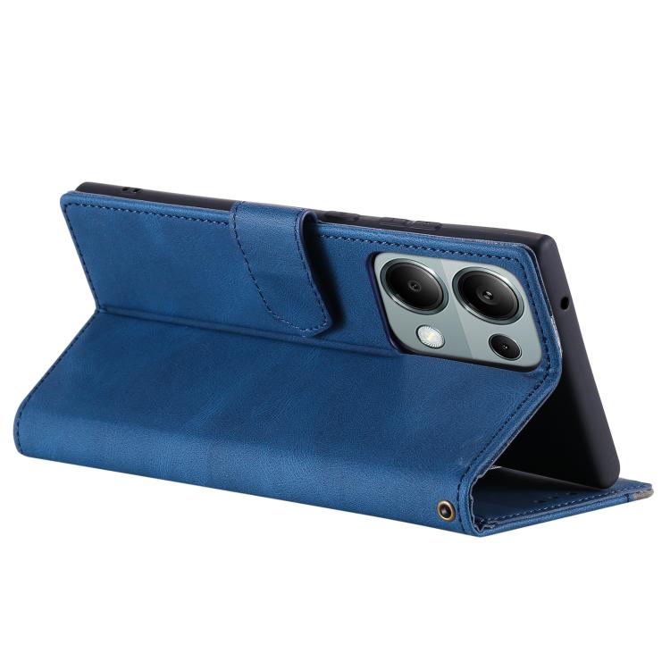 For OPPO Reno13 Pro Nail Skin Feel Stitching Calf Texture Leather Phone Case