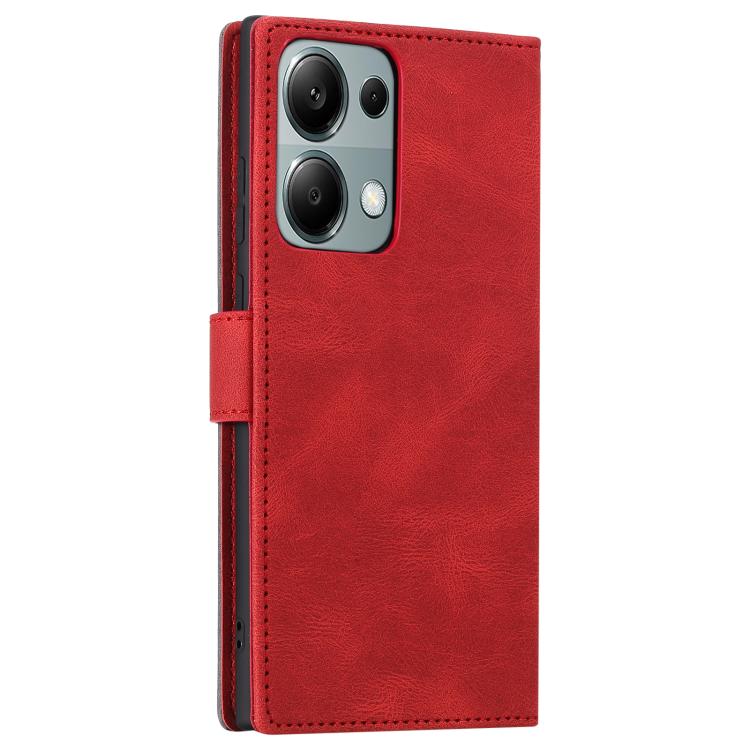 For OPPO Reno13 Pro Nail Skin Feel Stitching Calf Texture Leather Phone Case