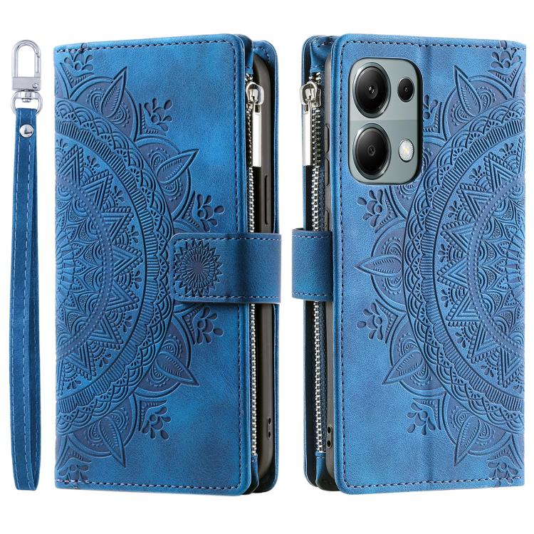 For OPPO Reno13 Pro Multi-Card Totem Zipper Leather Phone Case