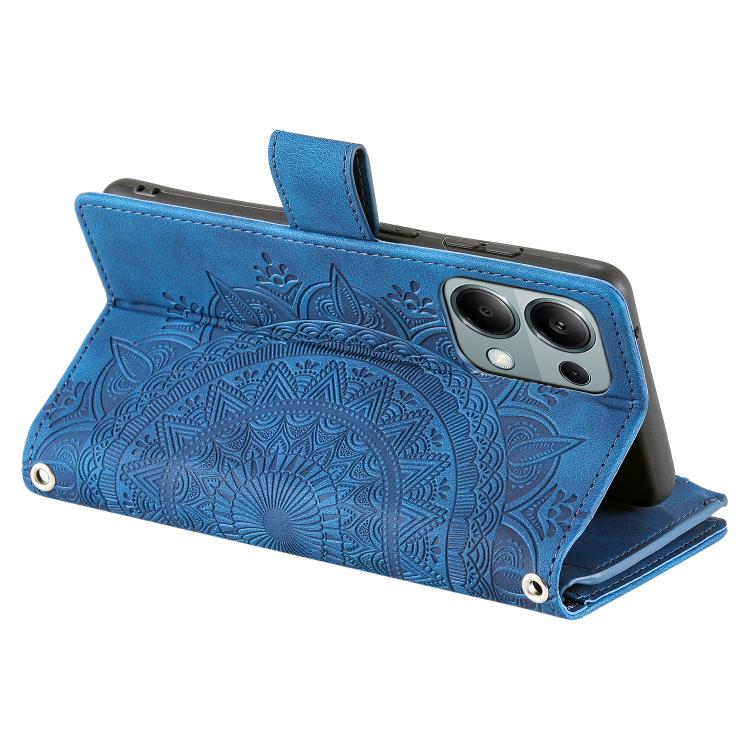 For OPPO Reno13 Pro Multi-Card Totem Zipper Leather Phone Case