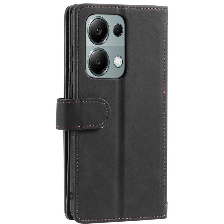 For OPPO Reno13 Pro Nine Card Zipper Bag Leather Phone Case with Lanyard