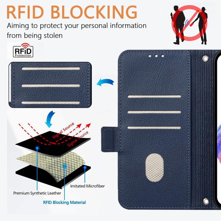 For Coolpad Cool 40i Embossed Rose RFID Anti-theft Leather Phone Case