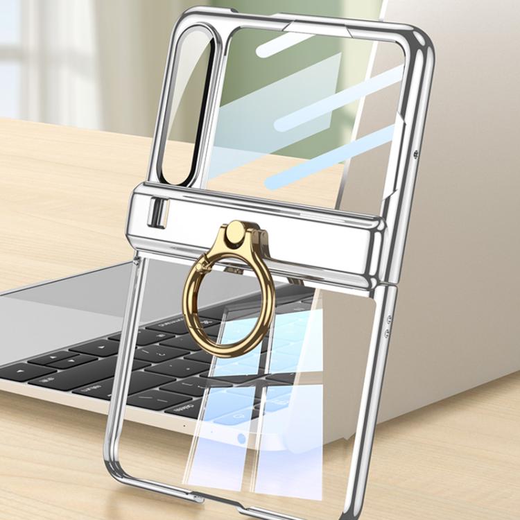 For Huawei Pura X GKK Folding Magnetic Hinge Phantom Phone Case with Ring Holder