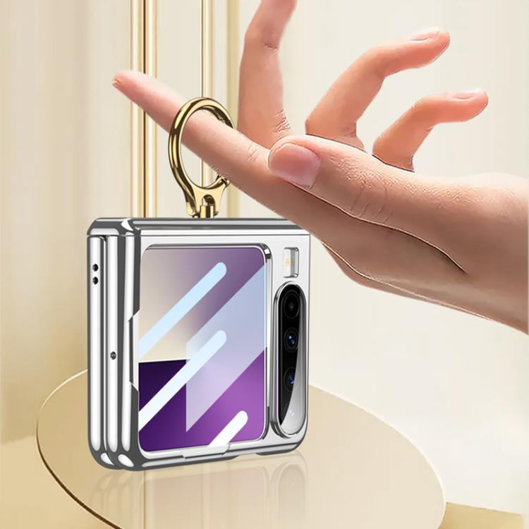 For Huawei Pura X GKK Folding Magnetic Hinge Phantom Phone Case with Ring Holder