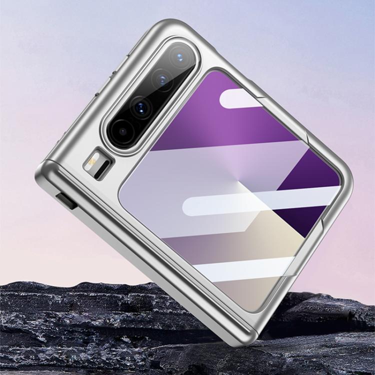 For Huawei Pura X GKK Integrated Magnetic Folding Hinge Full Cover Phone Case
