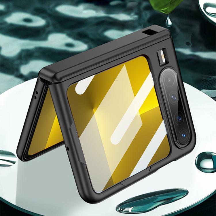 For Huawei Pura X GKK Integrated Magnetic Folding Hinge Full Cover Phone Case