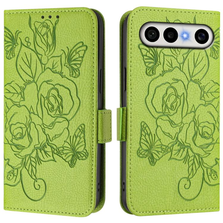 For vivo X300 FE / S50 Pro mini 5G Embossed Rose RFID Anti-theft Leather Phone Case