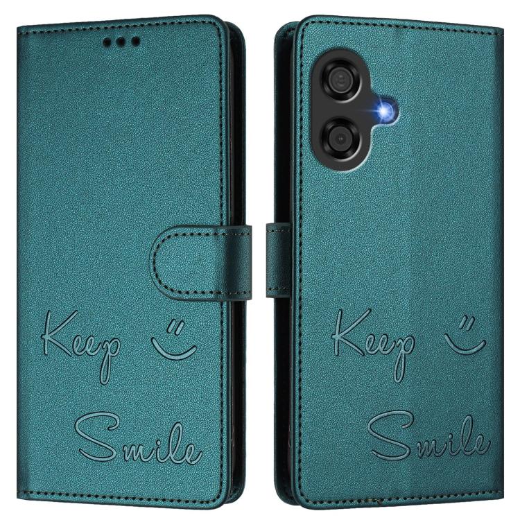 For Coolpad Cool 40i Smile Embossing RFID Leather Phone Case