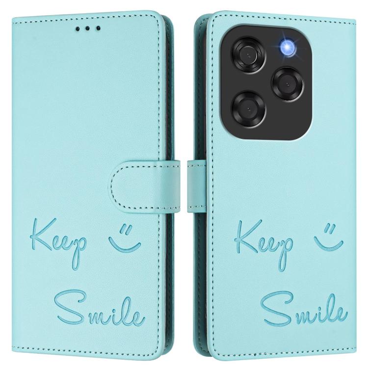 For Coolpad X100 Smile Embossing RFID Leather Phone Case