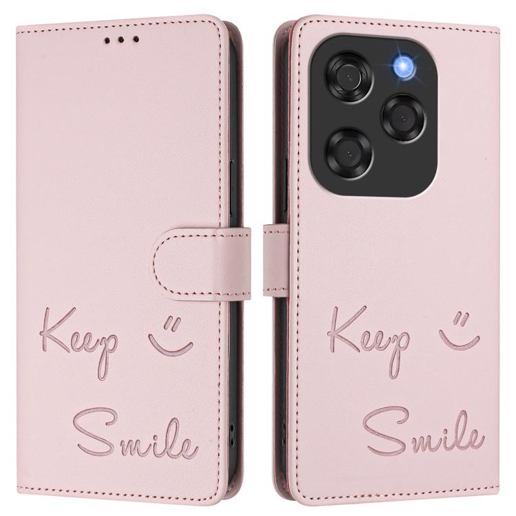For Coolpad X100 Smile Embossing RFID Leather Phone Case