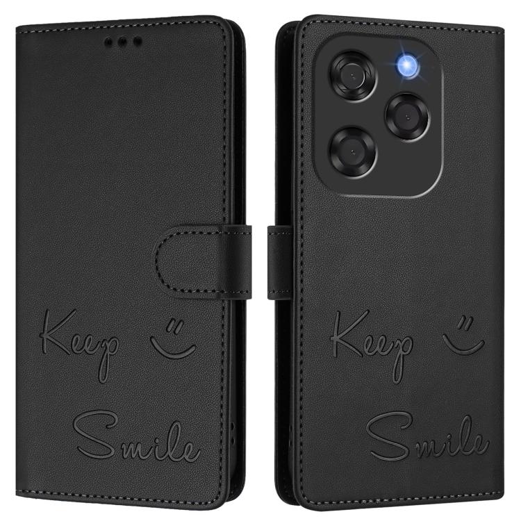 For Coolpad X100 Smile Embossing RFID Leather Phone Case