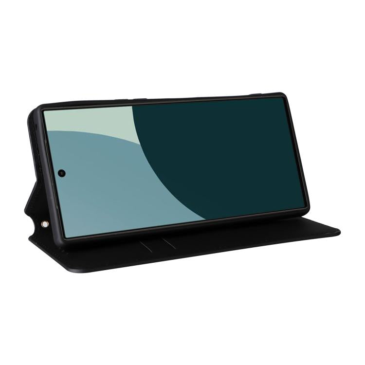 For Sharp Aquos R10 / R9 Cubic Grid Texture Flip Leather Phone Case
