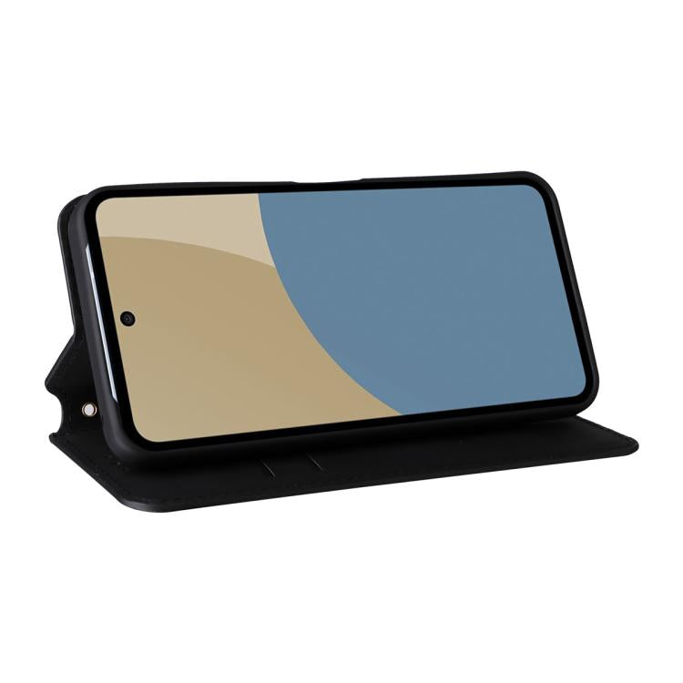 For Sharp Aquos Sense10 / Sense9 Cubic Grid Texture Flip Leather Phone Case