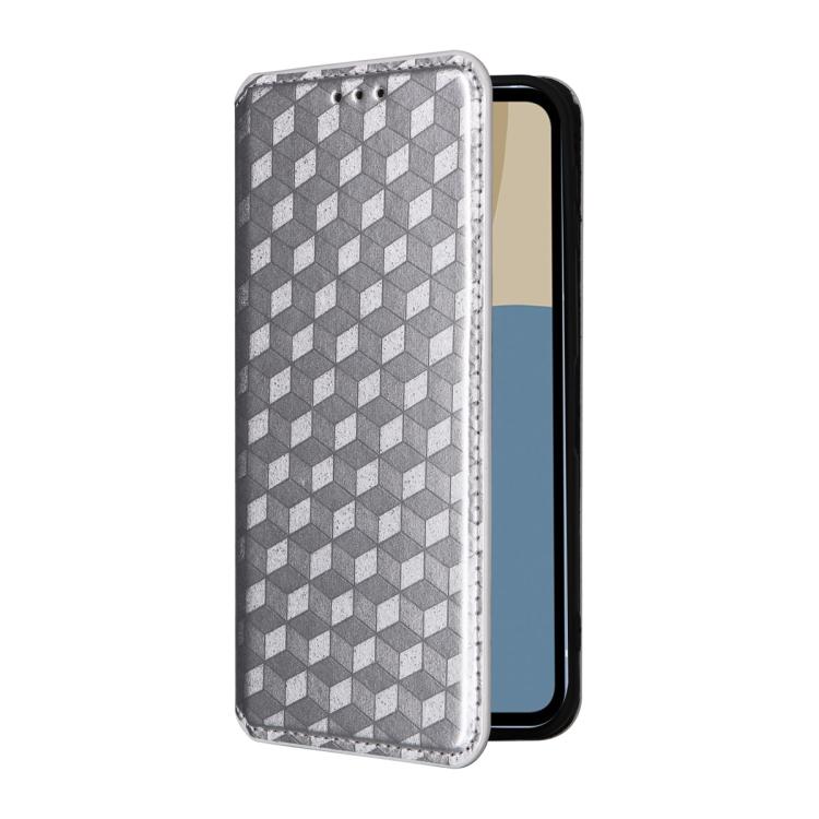 For Sharp Aquos Sense10 / Sense9 Cubic Grid Texture Flip Leather Phone Case