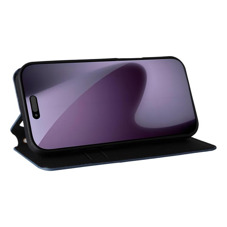 For iPhone 17 Pro Cubic Grid Texture Flip Leather Phone Case