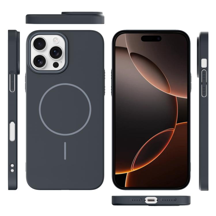 For iPhone 16 Pro Max Thin Circle PC Injection MagSafe Phone Case