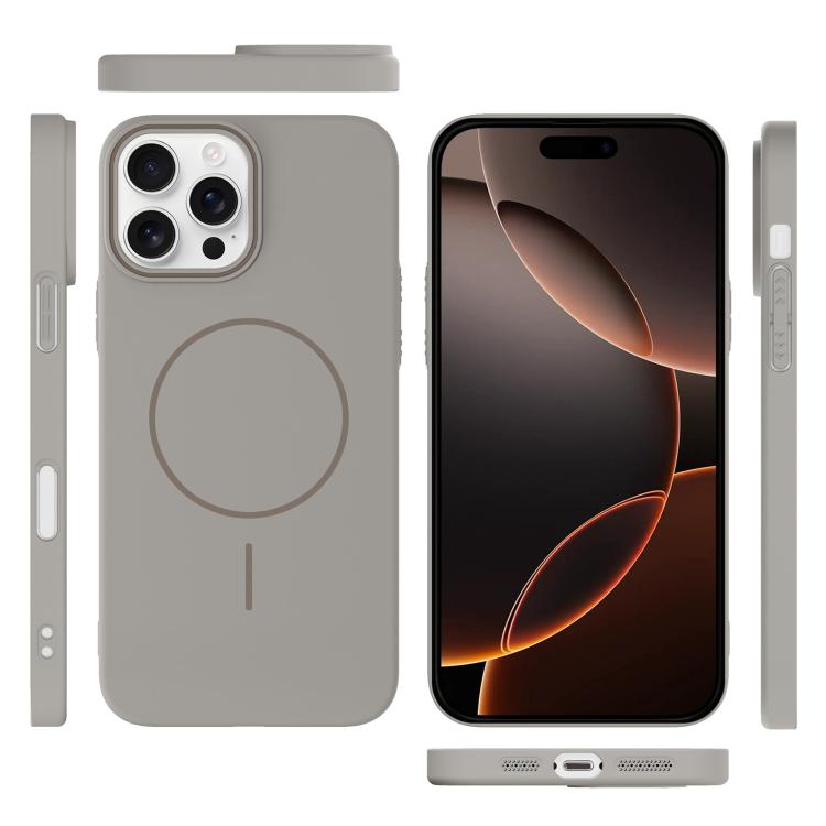 For iPhone 16 Pro Max Thin Circle PC Injection MagSafe Phone Case