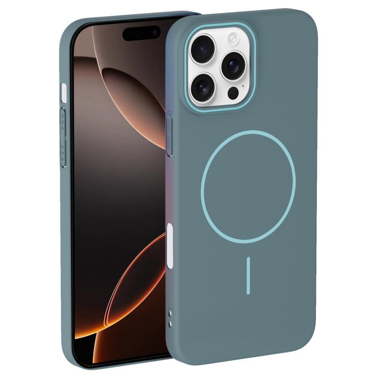 For iPhone 16 Pro Max Thin Circle PC Injection MagSafe Phone Case