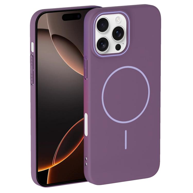 For iPhone 16 Pro Max Thin Circle PC Injection MagSafe Phone Case