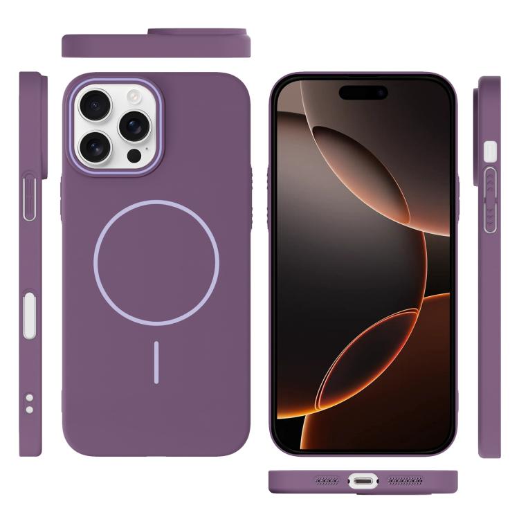 For iPhone 16 Pro Max Thin Circle PC Injection MagSafe Phone Case