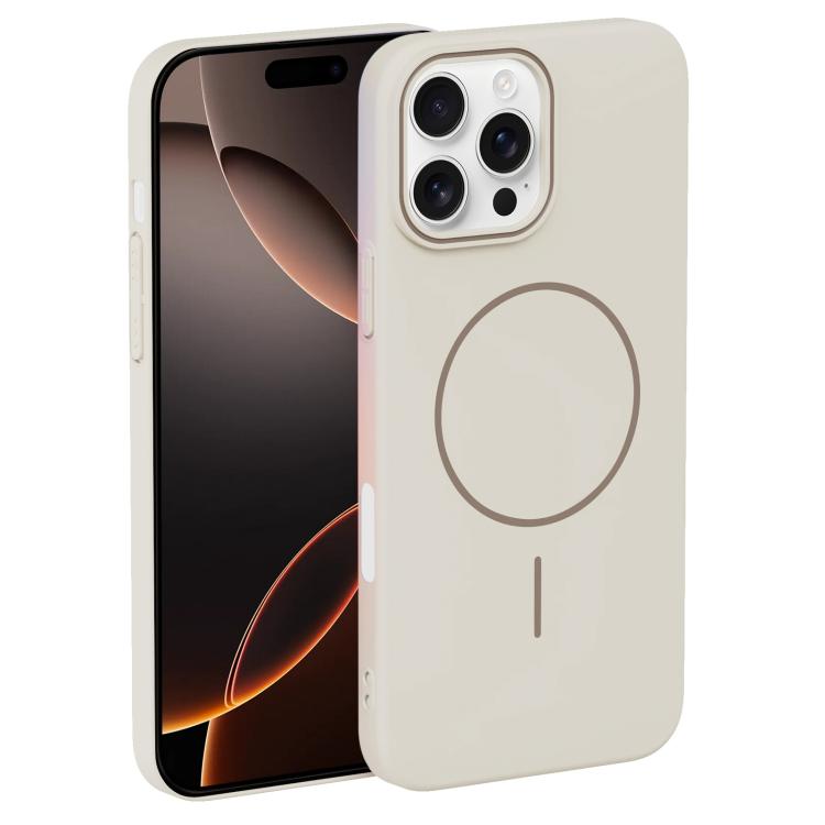 For iPhone 16 Pro Thin Circle PC Injection MagSafe Phone Case