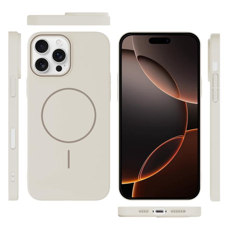 For iPhone 16 Pro Thin Circle PC Injection MagSafe Phone Case