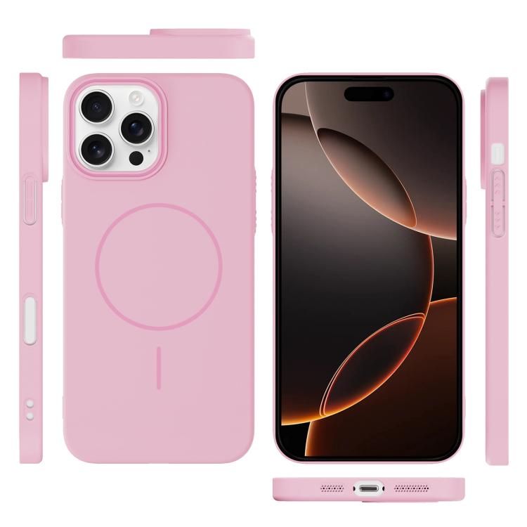 For iPhone 16 Pro Thin Circle PC Injection MagSafe Phone Case