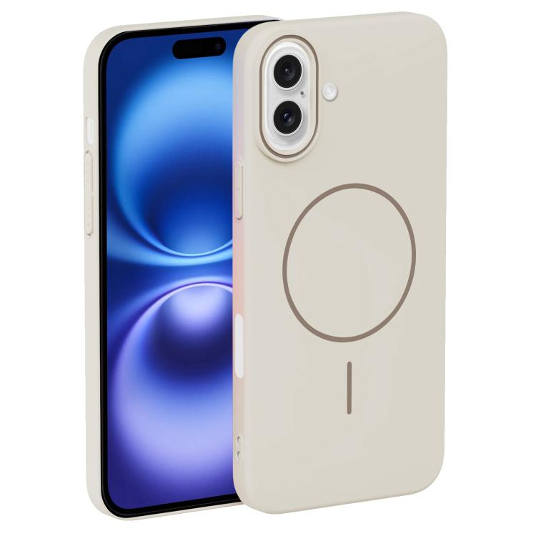 For iPhone 16 Thin Circle PC Injection MagSafe Phone Case