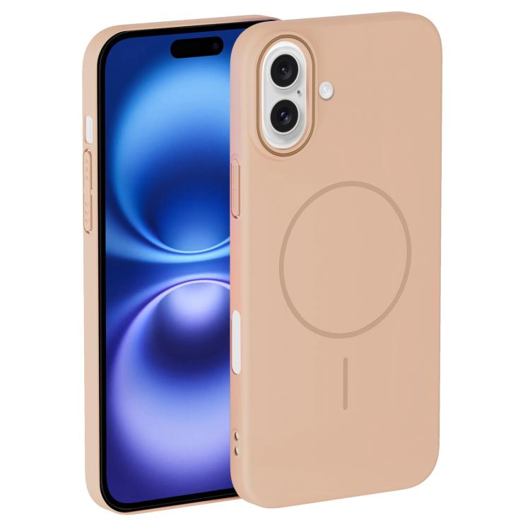 For iPhone 16 Thin Circle PC Injection MagSafe Phone Case
