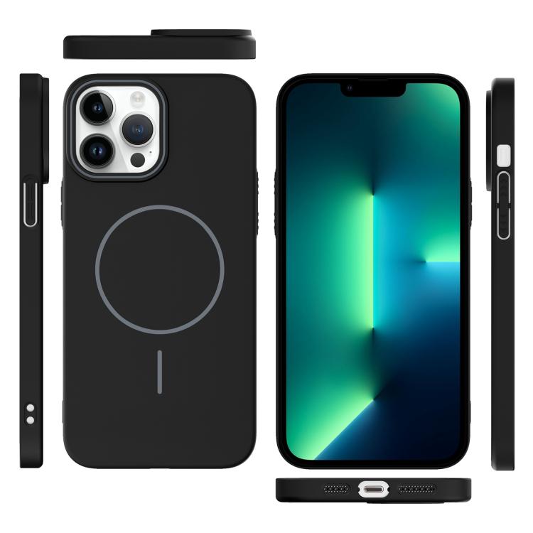 For iPhone 13 Pro Max Thin Circle PC Injection MagSafe Phone Case