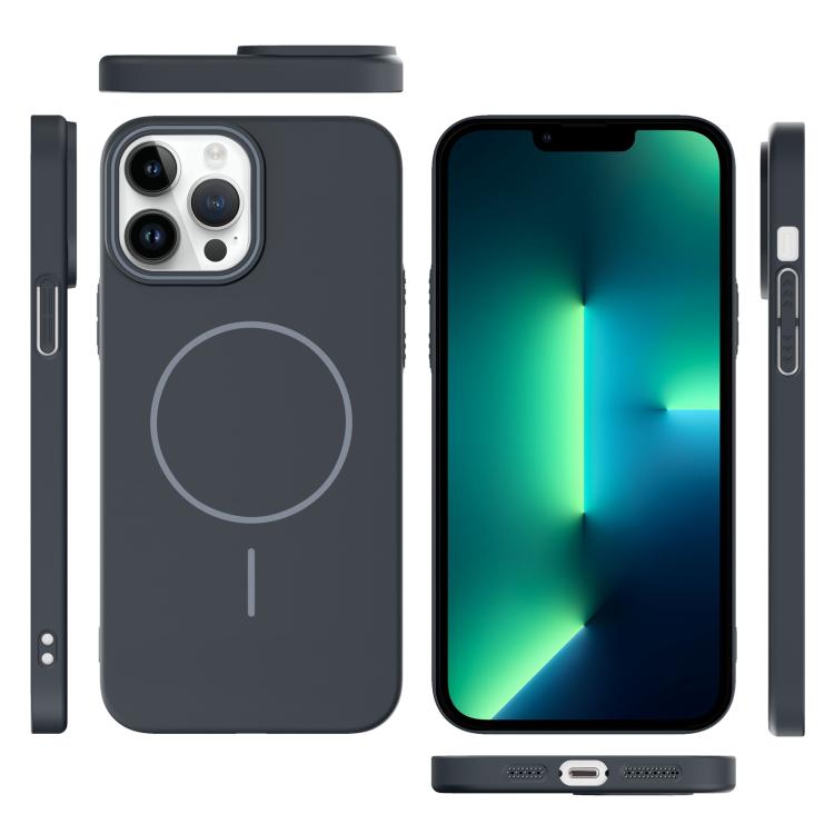 For iPhone 13 Pro Max Thin Circle PC Injection MagSafe Phone Case