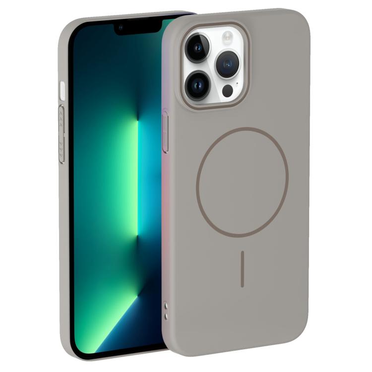 For iPhone 13 Pro Max Thin Circle PC Injection MagSafe Phone Case