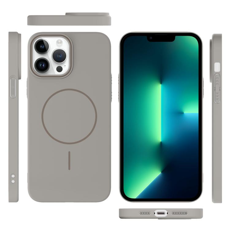 For iPhone 13 Pro Max Thin Circle PC Injection MagSafe Phone Case