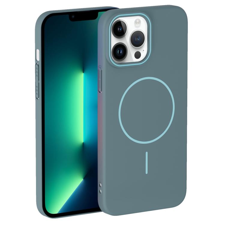For iPhone 13 Pro Max Thin Circle PC Injection MagSafe Phone Case