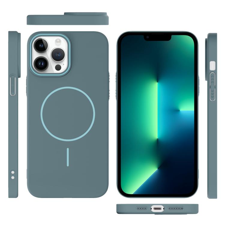 For iPhone 13 Pro Max Thin Circle PC Injection MagSafe Phone Case