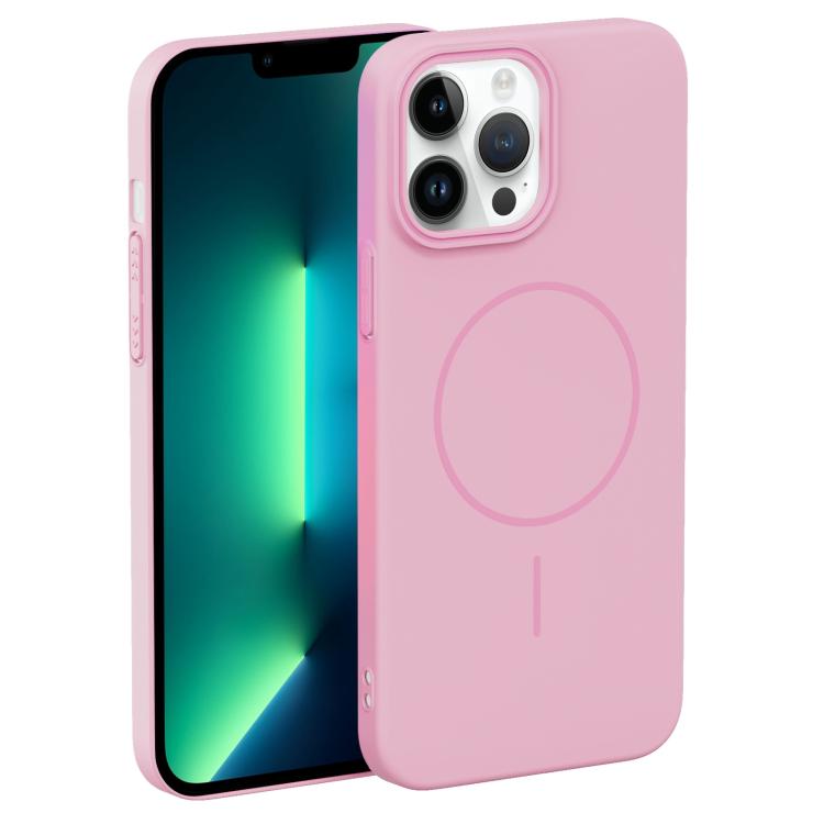 For iPhone 13 Pro Max Thin Circle PC Injection MagSafe Phone Case