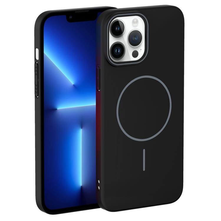 For iPhone 13 Pro Thin Circle PC Injection MagSafe Phone Case
