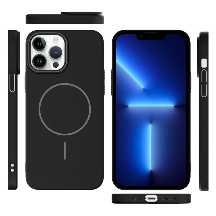 For iPhone 13 Pro Thin Circle PC Injection MagSafe Phone Case