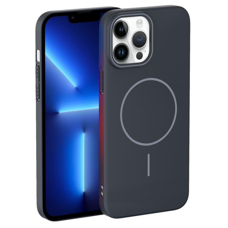 For iPhone 13 Pro Thin Circle PC Injection MagSafe Phone Case