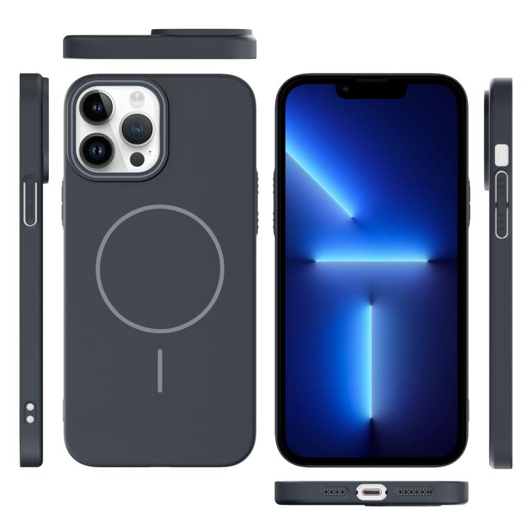 For iPhone 13 Pro Thin Circle PC Injection MagSafe Phone Case