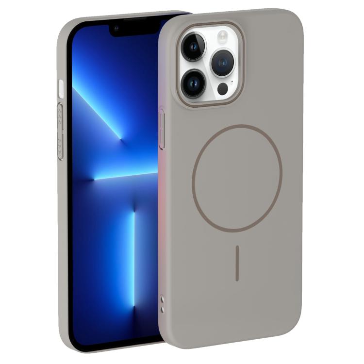 For iPhone 13 Pro Thin Circle PC Injection MagSafe Phone Case