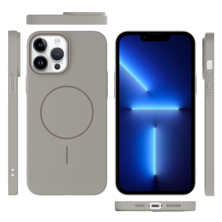 For iPhone 13 Pro Thin Circle PC Injection MagSafe Phone Case