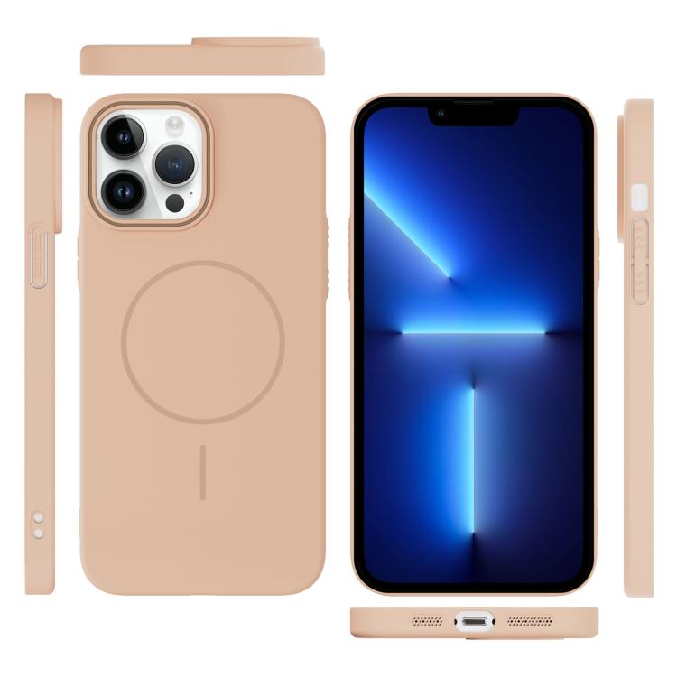 For iPhone 13 Pro Thin Circle PC Injection MagSafe Phone Case