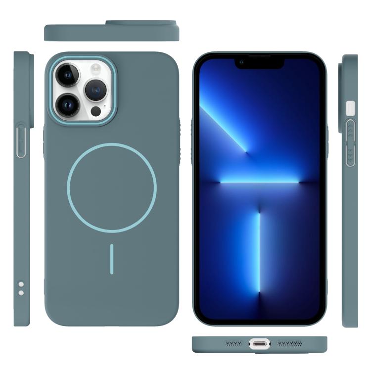 For iPhone 13 Pro Thin Circle PC Injection MagSafe Phone Case