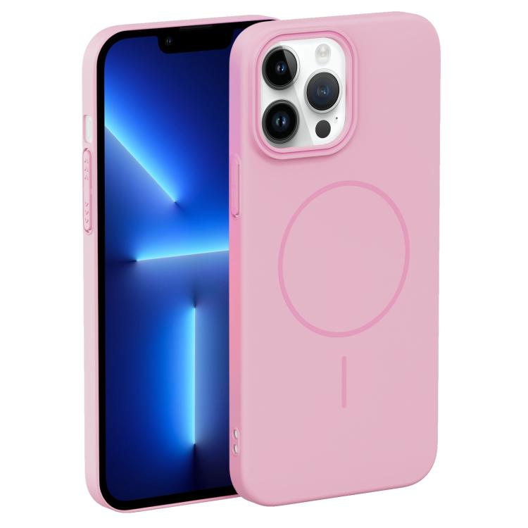 For iPhone 13 Pro Thin Circle PC Injection MagSafe Phone Case