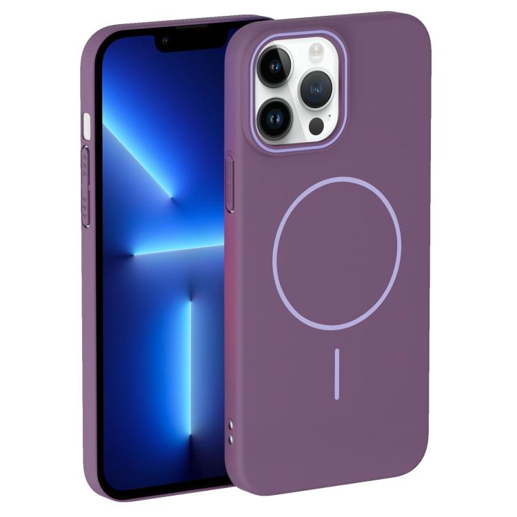 For iPhone 13 Pro Thin Circle PC Injection MagSafe Phone Case