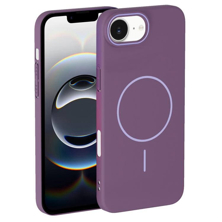For iPhone 17e / 16e Thin Circle PC Injection MagSafe Phone Case