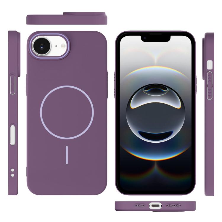 For iPhone 17e / 16e Thin Circle PC Injection MagSafe Phone Case